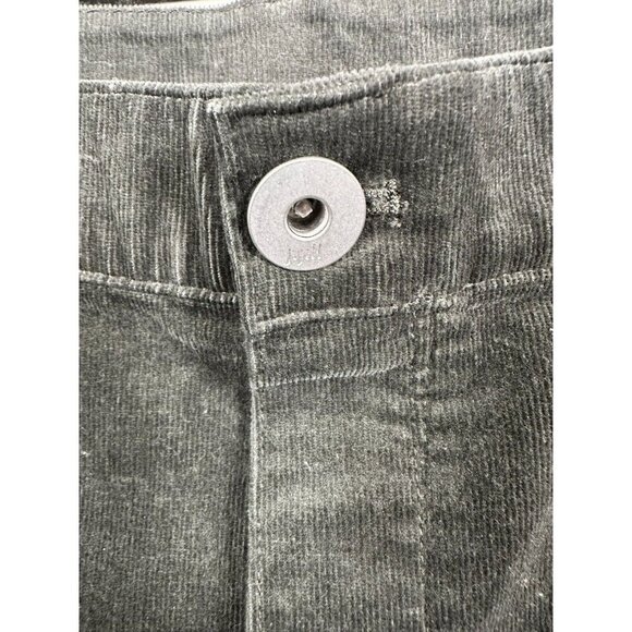 J. Jill Corduroy Straight Leg Pants Womens 2X Gray Stretch Career NWT - Picture 3 of 9